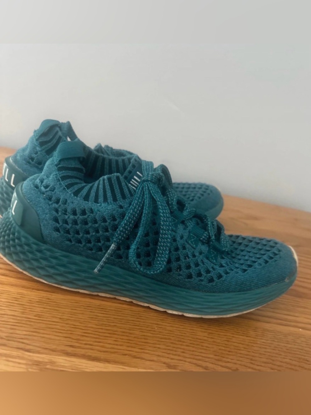 NOBULL Teal Knit Trainer Sneakers Women’s Sz 6.5